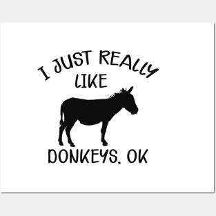 Donkey - I just really like donkeys, Ok Posters and Art